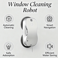 Robot Limpiacristales Inteligente con WiFi/Navegación Automática, Fuerte Succión, Seguro para Todo Tipo de Superficies de Vidrio, Certificado, el Ayudante Definitivo