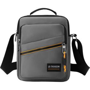 Men's Shoulder Bag Multi Layer Large Capacity Waterproof Crossbody Bag For Leisure Travel Black - Product Image 3