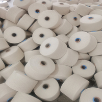 Fil mélangé recyclé antistatique Kangda KW105 20s OE en polyester et coton teint pour la confection de chaussettes, le tricot, la couture et le tissage