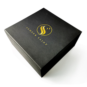Custom Gold Foil Logo Folding Paper <b>Box</b> High Quality Foldable Flat Pack <b>Gift</b> Boxes With Magnetic - Product Image 1