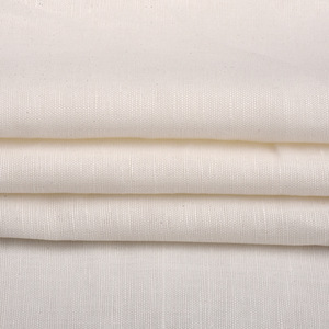 Tissu Popeline Lin Coton 110 g/m² Rayures Poids Moyen Vêtements Jupes Matière Respirante pour Vêtements d'Été - Product Image 3