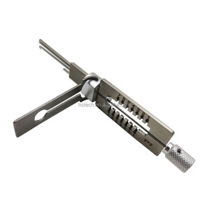 Choisissez la serrure civile 2 en 1 outil Multi serrure garnison 7*7 Lishi style SS324 porte d'outils de serrurier en acier inoxydable - Product Image 2