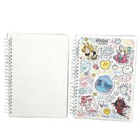 Bloc-notes spirale personnalisé A6, impression couleur CMYK, couverture en papier recyclé, carnet portable