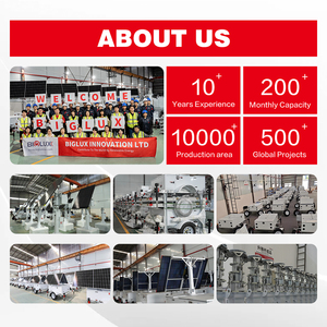 Biglux off-lưới năng lượng mặt trời cctv tháp an ninh Trailer di động năng lượng mặt trời giám sát 360 độ xoay exw Giá hệ thống giám sát - Product Image 6