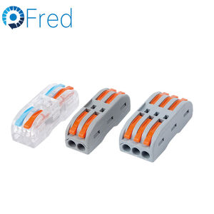 Terminal de cable eléctrico hembra de conexión rápida compacta OEM tipo resorte para aplicaciones múltiples automotrices 28-12 AWG - Product Image 1