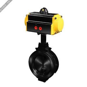 Válvula de Mariposa KITZ para Agua, DN80 3 Pulgadas, JIS10K, Asiento de Goma EPDM, Actuador Neumático de Doble Acción de Aleación de Aluminio, Pedido Urgente COVNA - Product Image 3