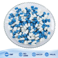 Livraison Rapide Capsules Végétales Vides Bleues et Blanches Lisses Tailles 000-5 Capsules Végétales Vides HPMC à Base de Plantes Naturelles