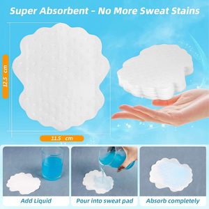 OEM/ODM Coussinets <span class=keywords><strong>anti</strong></span>-transpiration <span class=keywords><strong>pour</strong></span> aisselles, Coussinets rafraîchissants à la menthe, Protections invisibles autocollantes sous les vêtements <span class=keywords><strong>pour</strong></span> femmes et hommes - Product Image 3