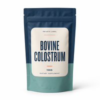 Complément alimentaire OEM sans saveur, hydrolysé, halal, 150g de poudre de colostrum bovin pour soutenir le système immunitaire