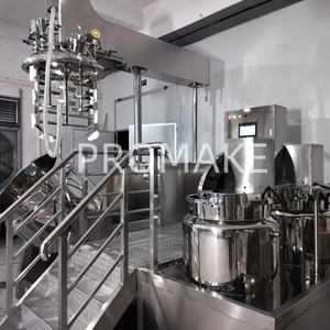 Machine cosmétique 300L pour la fabrication de crème crème confiture sauce tomate pâté Boby lotion homogénéisateur sous vide machine avec réservoir huile et <span class=keywords><strong>eau</strong></span> - Product Image 1