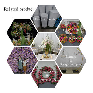 Arreglo Floral de Seda Artificial con Musgo Verde en Cascada - Centro de Mesa Realista para Bodas, Decoración Duradera - Product Image 5