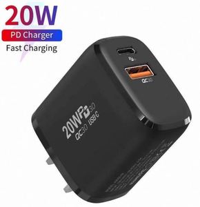 Cargador de Viaje de Alta Calidad con Doble Puerto USB+Tipo-C de 20W para Móviles iPhone - Product Image 3