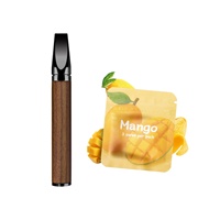 Astofli – Cigarette électronique sans vapeur, en acier inoxydable plaqué argent, tendance, unisexe, saveur aromatisée, solution facile pour arrêter de fumer