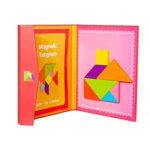 Creative Magnet Geometry Tangram Montessori 3D Creative <b>Shape</b> <b>Blocks</b> Educational Puzzle Game Teaching Aids Toys for Kids - Product Image 1
