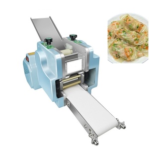 Nouvelle machine à étaler la pâte pour la maison, en acier inoxydable, automatique, pour la fabrication <span class=keywords><strong>de</strong></span> rouleaux <span class=keywords><strong>de</strong></span> printemps, <span class=keywords><strong>de</strong></span> wontons et <span class=keywords><strong>de</strong></span> samoussas, production efficace <span class=keywords><strong>de</strong></span> pâte à farine - Product Image 1
