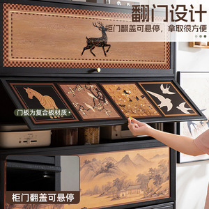 Kitchen <b>storage</b> rack, spice rack, organizer, kitchenware, household <b>storage</b> rack, <b>sideboard</b>, multi-layer cabinet - Product Image 3