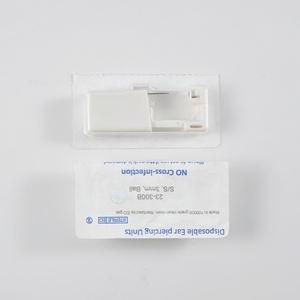 Unité de piercing d'oreille stérile jetable en acier inoxydable zircon deuxième génération Kit de piercing d'oreille en cristal Tragus Helix - Product Image 6