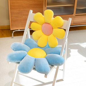 <span class=keywords><strong>Coussin</strong></span> de siège de voyage de type fleur pour décor de maison mignon 32/40/50/60cm oreillers marguerite <span class=keywords><strong>coussin</strong></span> de dossier de chaise en peluche courte et douce - Product Image 2