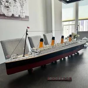 Modelo de Barco Crucero Titanic Gigante de 9090 Piezas, Bloques de Construcción de Plástico ABS, Juguete de Construcción, Decoración para el Hogar, Set de Ensamblaje - Product Image 3