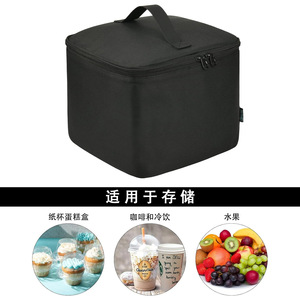 Portable Insulated Beverage Cooler Bag Neoprene Minimalist Design For Picnic Outdoor Use 4 Bottles Capacity - Product Image 4