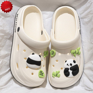 Breloques 3D en PVC en forme de <span class=keywords><strong>panda</strong></span> pour chaussures, vente en gros, décorations mignonnes pour chaussures, accessoires pour pantoufles et sabots, épingles et boucles pour usage quotidien - Product Image 4