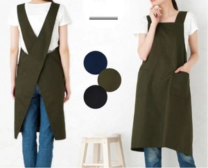 Nuevo Delantal de Algodón Impermeable y Moderno para Adultos, con 1-4 Bolsillos, sin Mangas, para Cocina, Catering, Repostería, Camareros y Trabajo - Product Image 1
