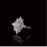 Bijoux en rotin, Or jaune 14K, Diamant de laboratoire, Pierre latérale taille marquise, Taille brillant, Certifié IGI, Luxe féminin, Bijoux fins