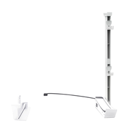 Support horizontal pour PS5 Pro, PS5 Slim, support de rangement pour console avec 5 ports USB, station d'accueil portable à base plate