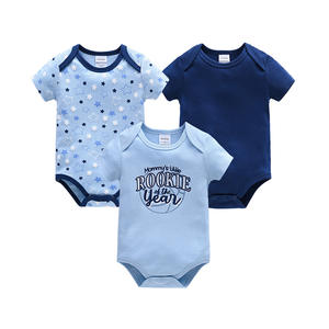 Set di abbigliamento 2025 a gamba aperta da 0 a <span class=keywords><strong>3</strong></span> mesi Set di tuta in cotone organico al 100 per cento per indossare il bambino - Product Image 4