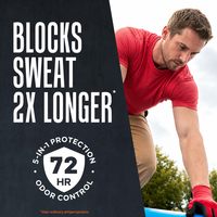 Déodorant en gel transparent Xtreme Defense 72HR personnalisé, protection 5-en-1, anti-transpirant en stick pour hommes, séchage rapide, rafraîchissement arctique, entraînement