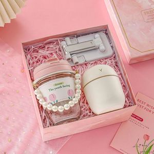 3 in 1 Wholesale Luxury Women's Gift Set Intelligent Water Cup Mug <b>Humidifier</b> Set Birthday Pink Gift Set Valentine Holiday Gift - Product Image 3