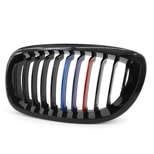 Parrilla Tricolor Edición M en Negro Brillante para BMW E46 320Ci 325Ci 328Ci, para Mejora de Parachoques, Plástico ABS - Product Image 4