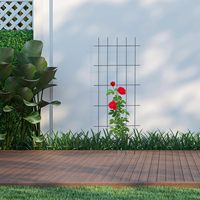 Supports de treillis de jardin en métal robuste pour plantes grimpantes, vignes, fleurs, légumes, décoration de jardin extérieur