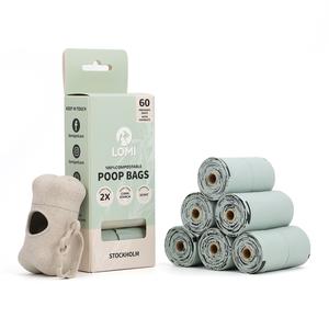 Suministros de plástico ecológicos personalizados, bolsas de basura para mascotas, bolsas de caca de perro compostables biodegradables, reciclaje de PE - Product Image 2