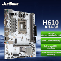 JIESHUO H610m, carte mère LGA 1700 Intel 12e génération CPU DDR4 ATX facteur de forme pour ordinateur de bureau et de jeu