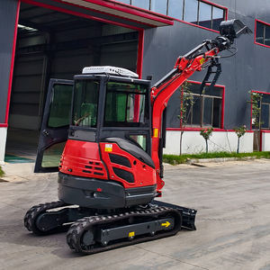 Spedizione gratuita escavatore Trencher terreno Mini escavatore con motore KUBOTA diesel scavo - Product Image 1