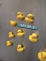 Emballage personnalisé avec logo, canard jaune mignon en résine 3D, aimant magnétique pour réfrigérateur, aimant décoratif doux pour la décoration de la maison