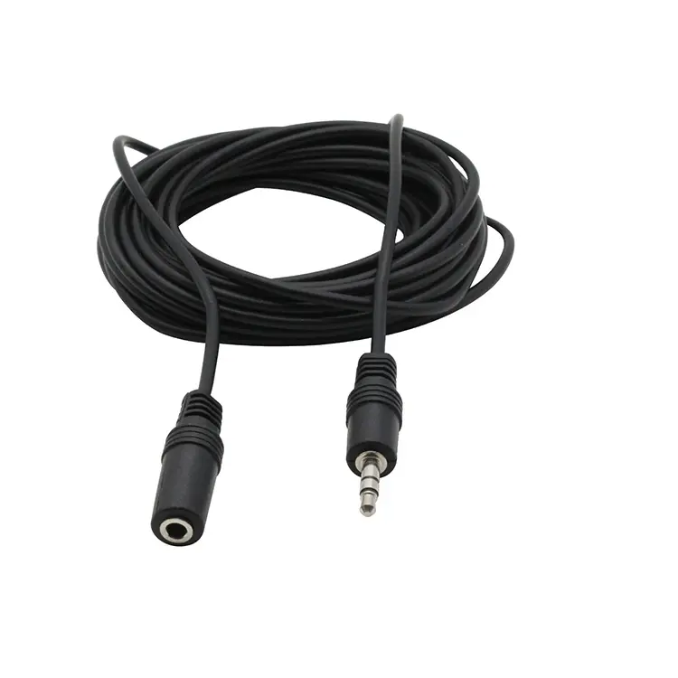 OEM 3.5mm Stereo Jack male to female Audio Headphone Aux Cable