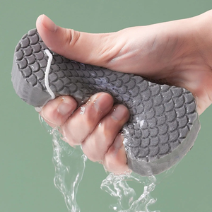 Soft Sponge Body <b>Scrubber</b> <b>Bath</b> Exfoliating Scrub Sponge Shower Brush Body Skin Remover Exfoliante - Product Image 6