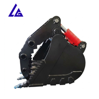 Godet de démolition hydraulique NM500 1200 mm avec pince et pouce pour excavatrice de 25-30 tonnes 336 PC300 pour tri de déchets de construction