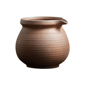 Taza de cerámica sin esmaltar de diseño clásico Vintage, cerámica gruesa, té de Kung Fu, Mar con divisor de té, arcilla de roca antigua, Gong Dao <span class=keywords><strong>Bei</strong></span> - Product Image 5