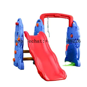 Classic China factory hot selling combination indoor elephant slide and swing for kids