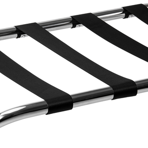 Portavaligie in Metallo Resistente, Supporto Pieghevole per Bagagli in Stile Moderno per Camera da Letto e Hotel - Product Image 2