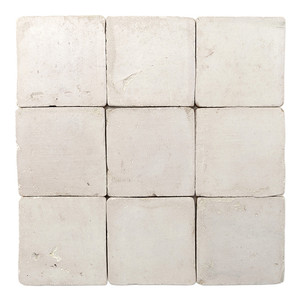 Piastrelle Quadrate Mosaico Chroma Rustic White 10x10 per Pavimentazione - Product Image 1
