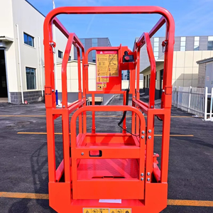 ลิฟท์ยกกรรไกรไฟฟ้าระบบไฮดรอลิกขับเคลื่อนด้วยตนเองพร้อมแพลตฟอร์มป้องกันการลื่นไถลได้รับการรับรอง CE ความสูง10ม.-14ม. 320กก. - Product Image 2