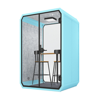 Cabine de réunion acoustique Hansom pour bureau, cabine téléphonique insonorisée, studio d'enregistrement insonorisé, cabine silencieuse, cabine insonorisée à vendre