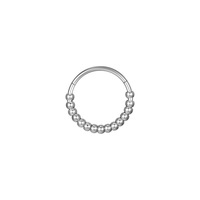 Cincin hidung titanium G23, mode Eropa dan Amerika, perhiasan tindik tubuh personalisasi kelas atas, ornamen hidung bulat grosir