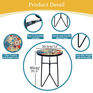 Hiện đại khảm kim loại sắt giọng bảng cho cuộc sống trong nhà bền và phong cách Đồ nội thất nhà - Product Image 2