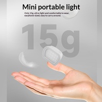 Lumière d'appoint magnétique pour les caméras d'action Osmo Pocket 3 - Design mini portable pliable extensible en silicone et plastique