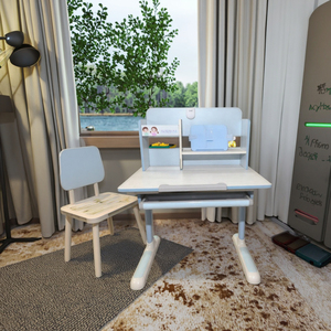 Hiện đại MDF Ergonomic nghiên cứu bảng cho trẻ em dễ thương phim hoạt hình phong cách trường đọc phòng ăn silla de escritorio Para ninos nhà máy - Product Image 4